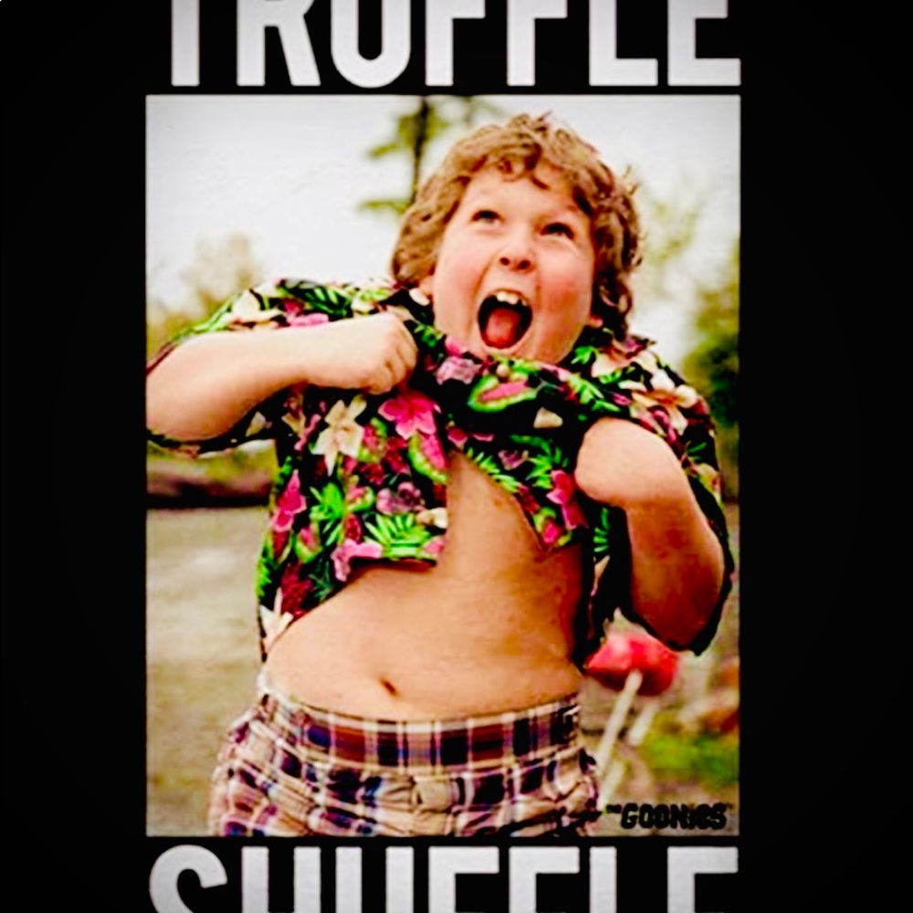 Brand new never worn Goonies “Truffle Shuffle” TEE